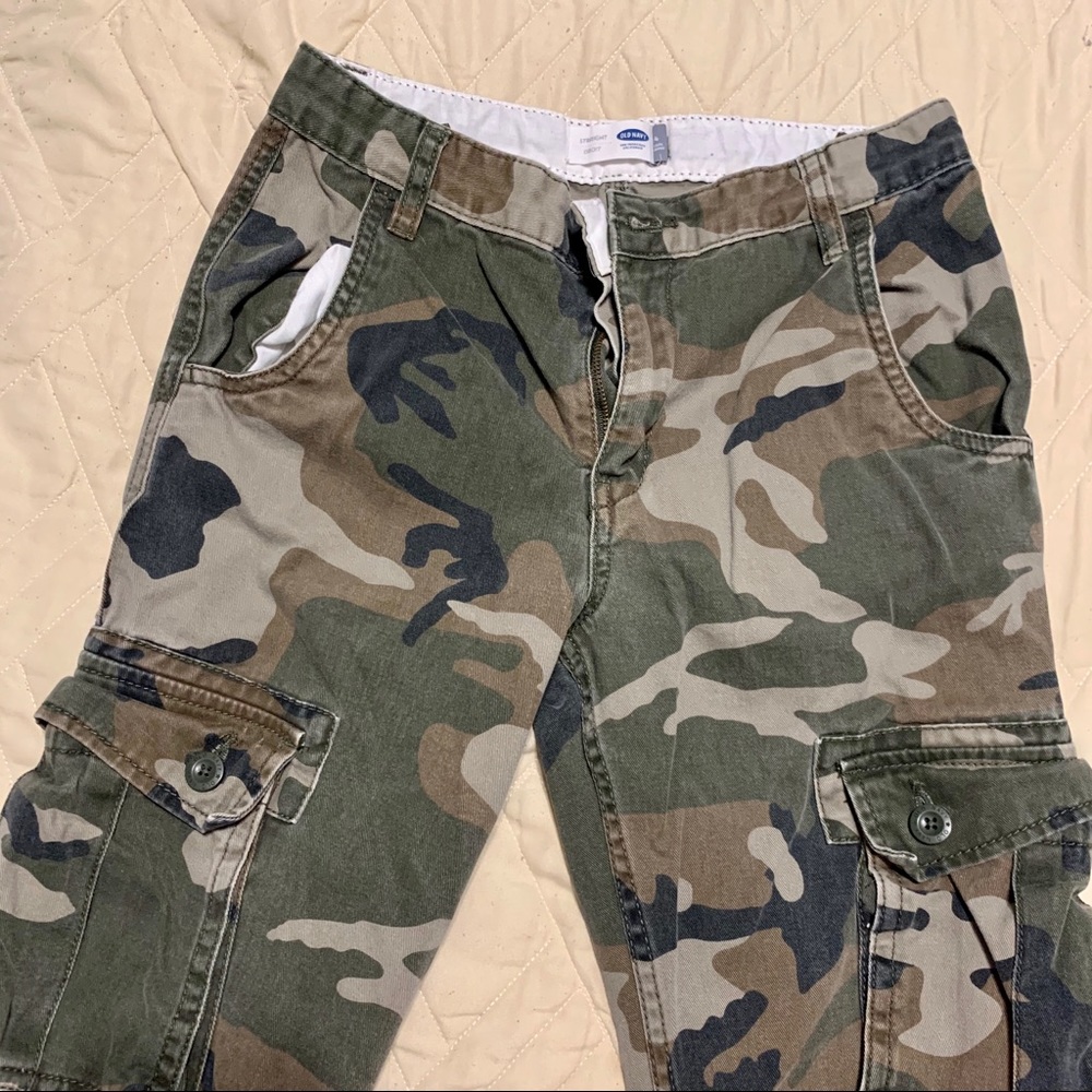 Old Navy Boys Cargo Pants Size 14 Camo